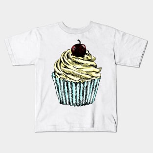 Cupcake Image Kids T-Shirt